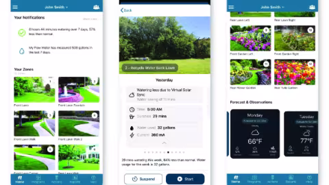 Hunter New Hydrawise™ App: More Data, Better Experience 