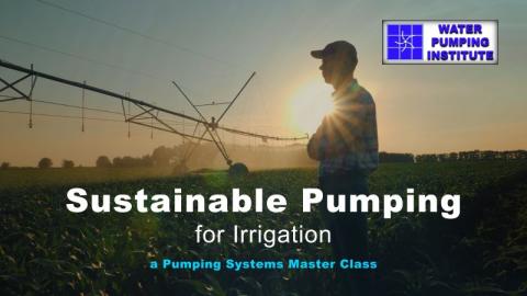 Formation en ligne sur le pompage durable pour l’irrigation 